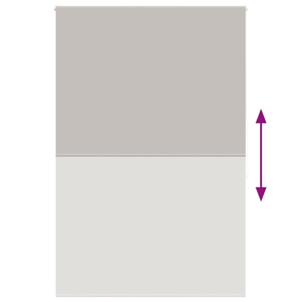 vidaXL Bruserullegardin 150x240 cm Stofbredde 146 cm