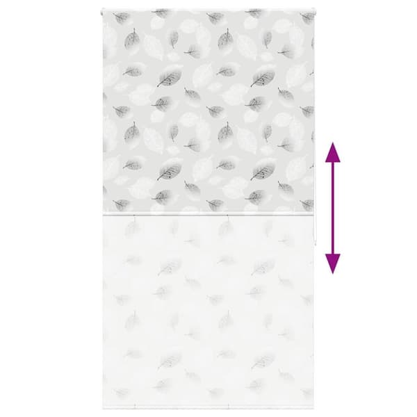 vidaXL Bruserullegardin 130x240 cm Stofbredde 126 cm