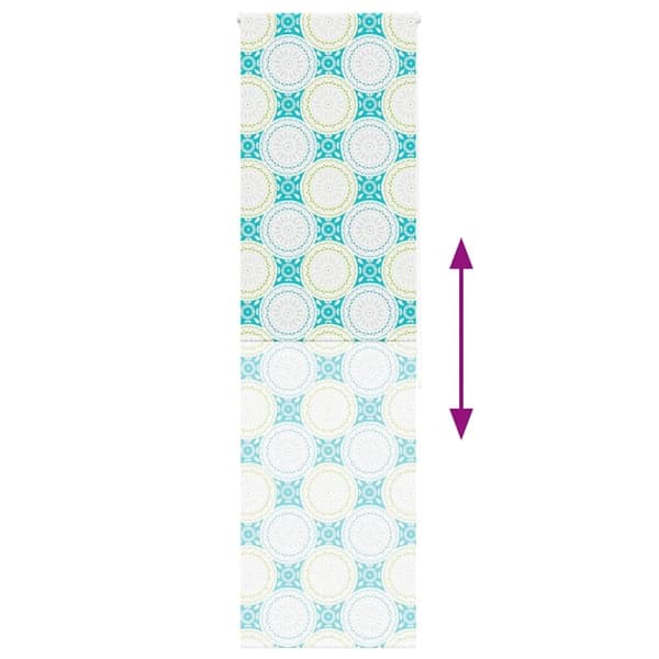vidaXL Bruserullegardin 60x240 cm Stofbredde 56 cm