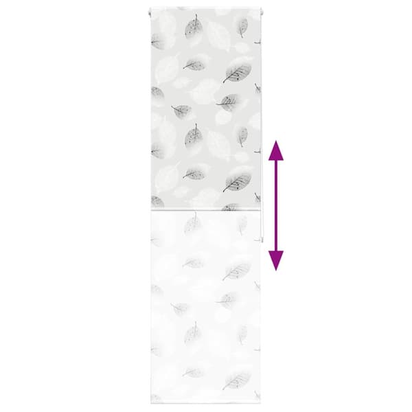 vidaXL Rullgardin för dusch 80x240 cm tyg bredd 76 cm