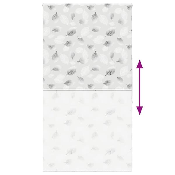 vidaXL Dusjrullgardin 130x240 cm Stoff Bredde 126 cm