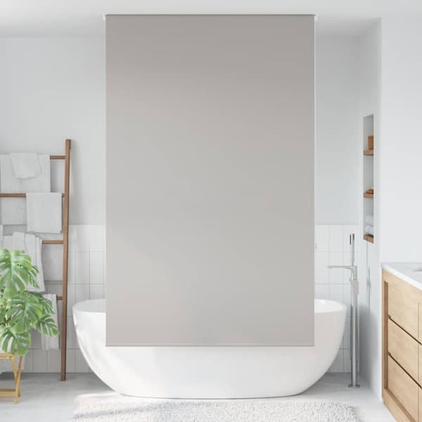 vidaXL Rullgardin för dusch 120x240 cm tyg bredd 116 cm