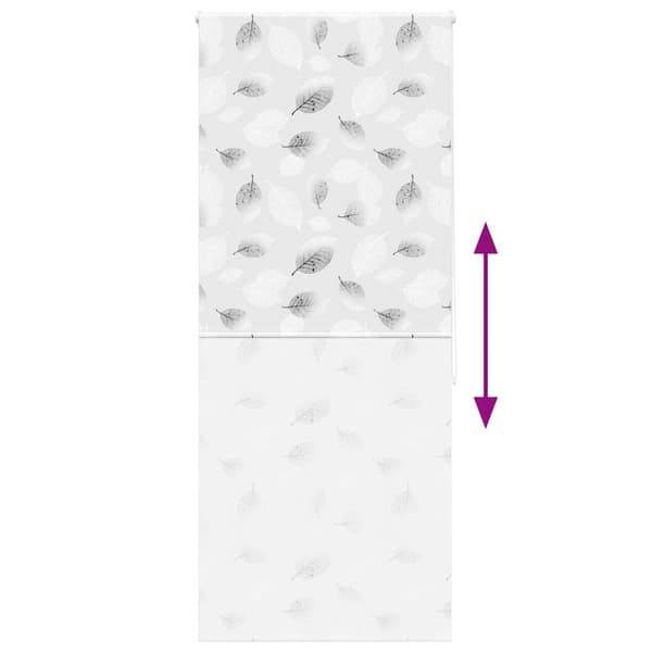vidaXL Rullgardin för dusch 90x240 cm tyg bredd 86 cm