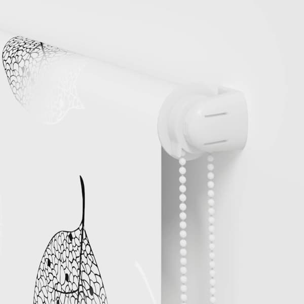 vidaXL Rullgardin för dusch 90x240 cm tyg bredd 86 cm