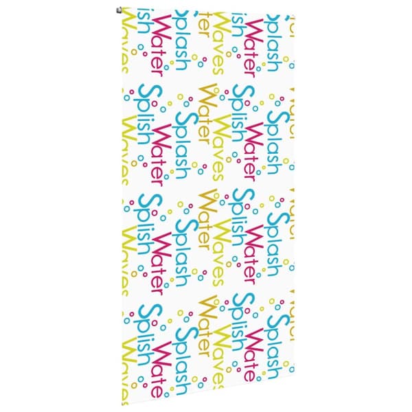 vidaXL Rullgardin för dusch 120x240 cm tyg bredd 116 cm