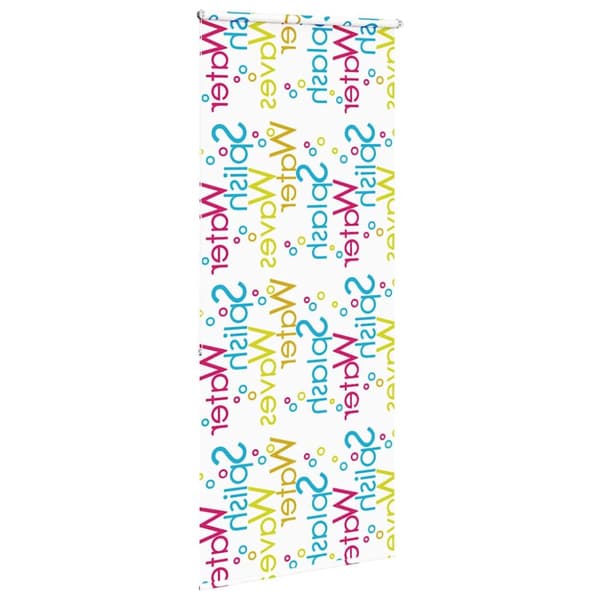 vidaXL Rullgardin för dusch 110x240 cm tyg bredd 106 cm