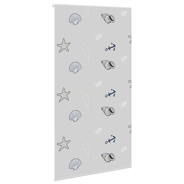 vidaXL Rullgardin för dusch 130x240 cm tyg bredd 126 cm