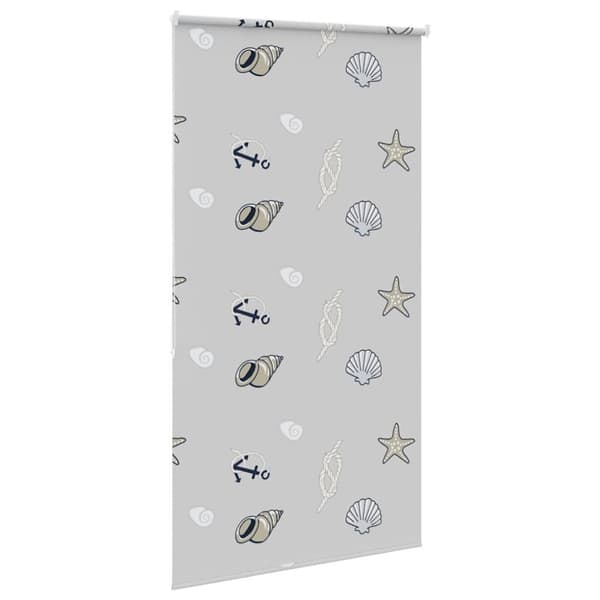 vidaXL Rullgardin för dusch 130x240 cm tyg bredd 126 cm