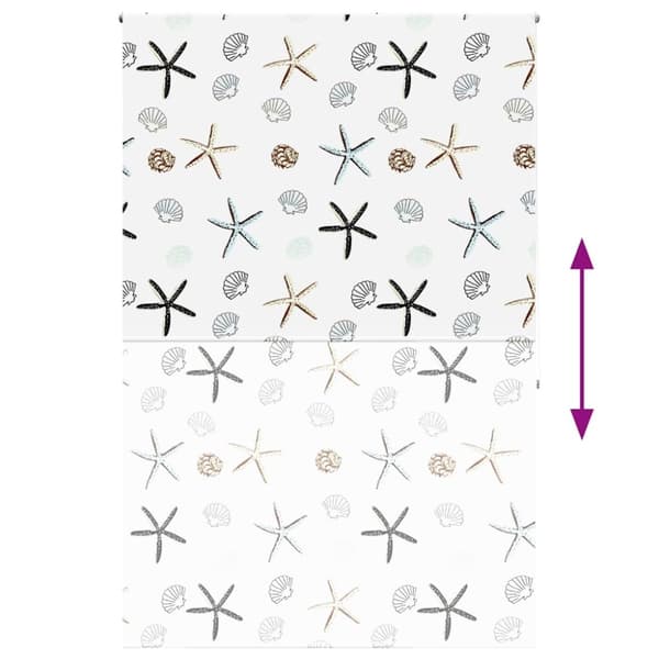 vidaXL Bruserullegardin 150x240 cm Stofbredde 146 cm