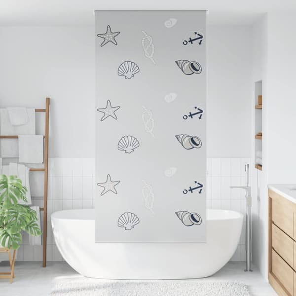 vidaXL Bruserullegardin 90x240 cm Stofbredde 86 cm