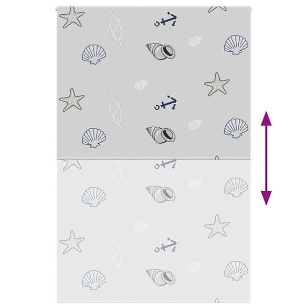 vidaXL Bruserullegardin 160x240 cm Stofbredde 156 cm