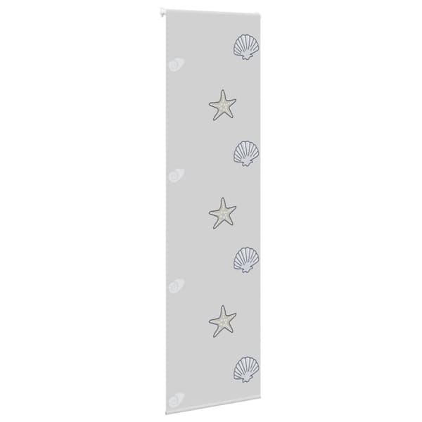 vidaXL Rullgardin för dusch 80x240 cm tyg bredd 76 cm