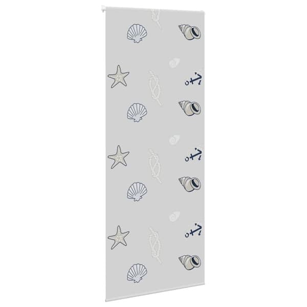 vidaXL Rullgardin för dusch 110x240 cm tyg bredd 106 cm