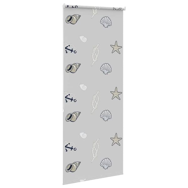 vidaXL Rullgardin för dusch 110x240 cm tyg bredd 106 cm