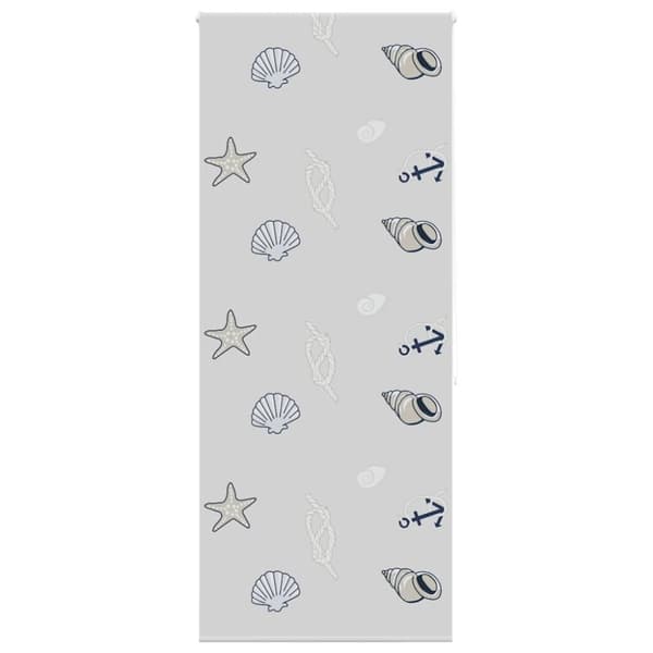 vidaXL Rullgardin för dusch 110x240 cm tyg bredd 106 cm