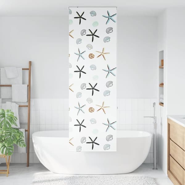 vidaXL Rullgardin för dusch 70x240 cm tyg bredd 66 cm