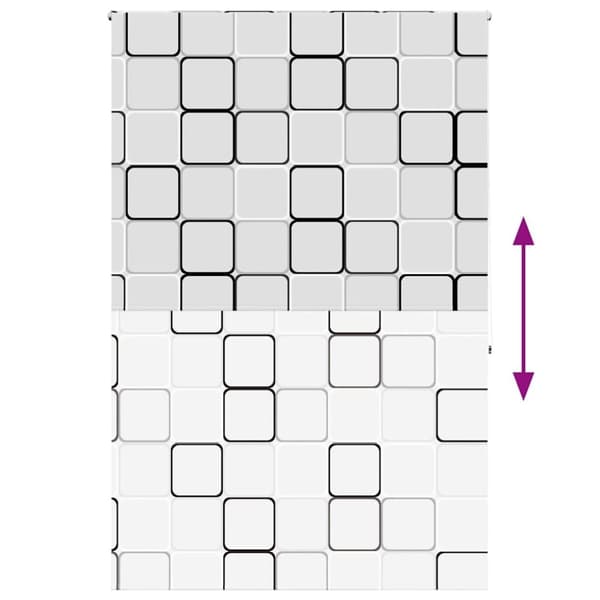 vidaXL Bruserullegardin 150x240 cm Stofbredde 146 cm