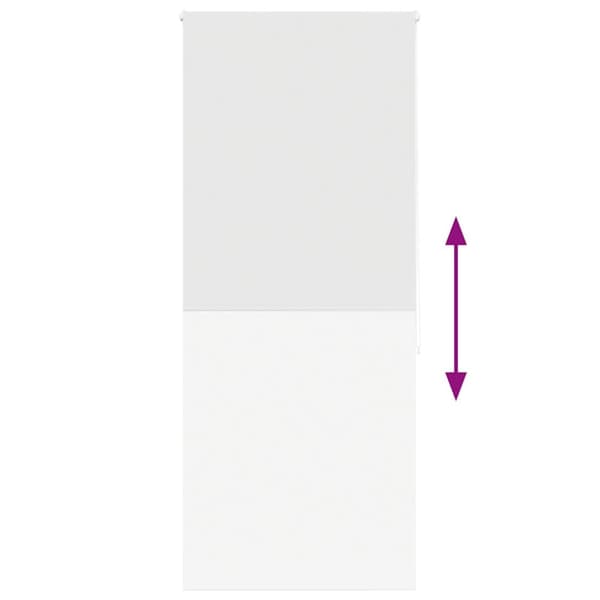 vidaXL Bruserullegardin 110x240 cm Stofbredde 106 cm