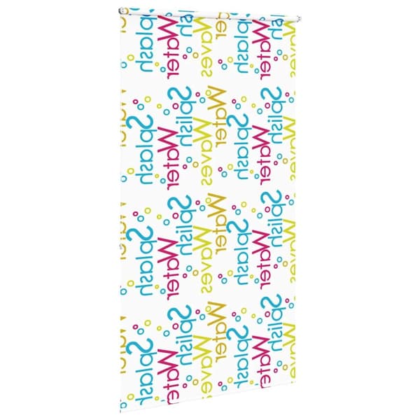 vidaXL Rullgardin för dusch 140x240 cm tyg bredd 136 cm