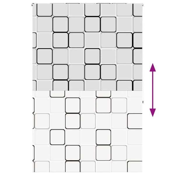 vidaXL Dusjrullgardin 160x240 cm Stoff Bredde 156 cm