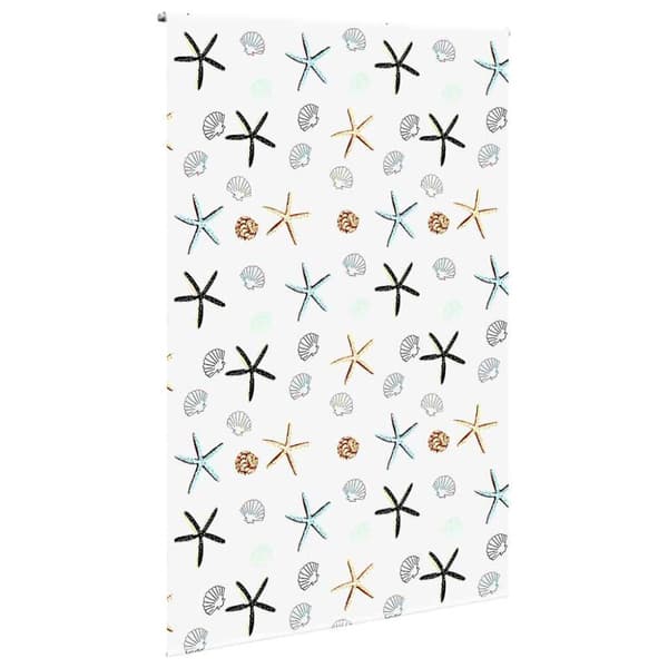vidaXL Rullgardin för dusch 150x240 cm tyg bredd 146 cm