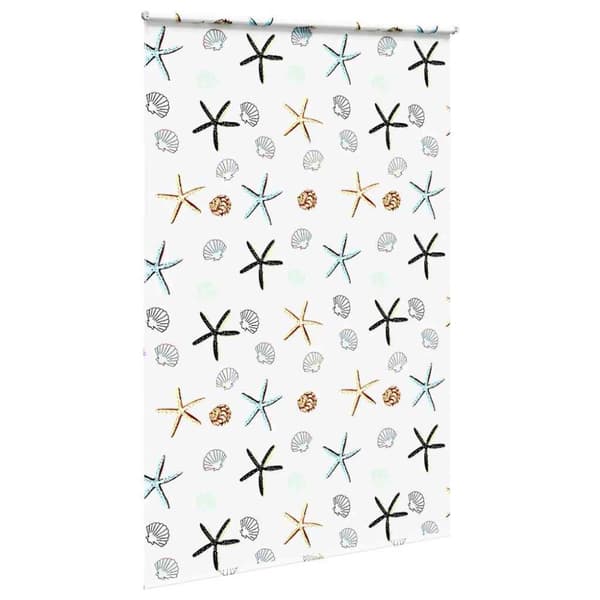 vidaXL Rullgardin för dusch 150x240 cm tyg bredd 146 cm