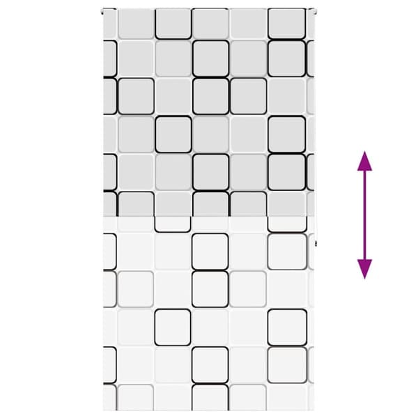 vidaXL Bruserullegardin 140x240 cm Stofbredde 136 cm