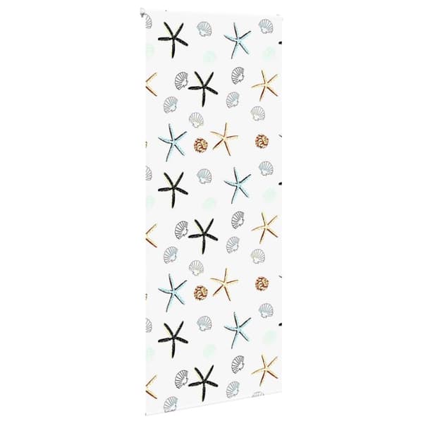 vidaXL Rullgardin för dusch 90x240 cm tyg bredd 86 cm