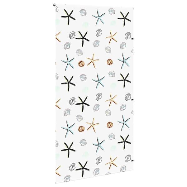 vidaXL Rullgardin för dusch 130x240 cm tyg bredd 126 cm