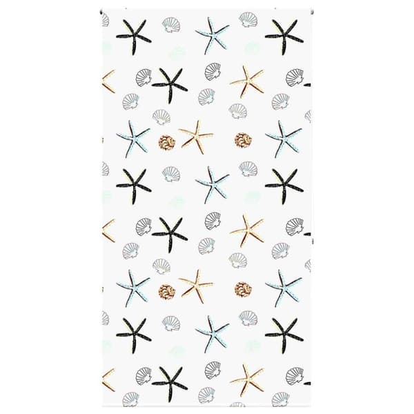 vidaXL Rullgardin för dusch 130x240 cm tyg bredd 126 cm