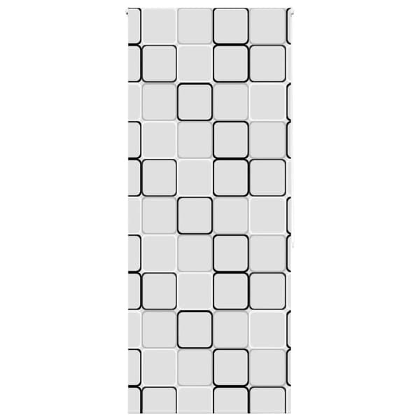 vidaXL Rullgardin för dusch 100x240 cm tyg bredd 96 cm