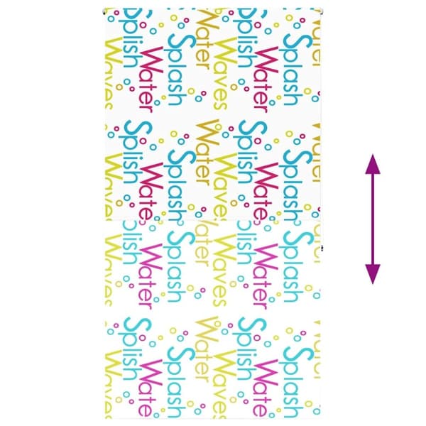 vidaXL Bruserullegardin 130x240 cm Stofbredde 126 cm