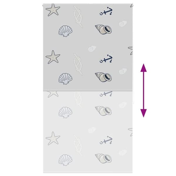 vidaXL Bruserullegardin 140x240 cm Stofbredde 136 cm