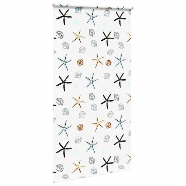 vidaXL Bruserullegardin 130x240 cm Stofbredde 126 cm