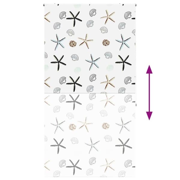vidaXL Bruserullegardin 130x240 cm Stofbredde 126 cm