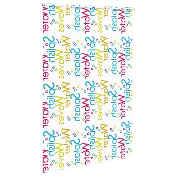 vidaXL Rullgardin för dusch 150x240 cm tyg bredd 146 cm