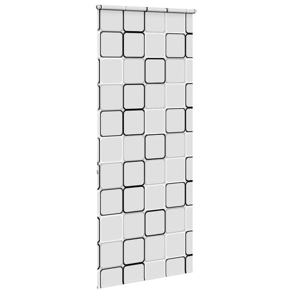 vidaXL Rullgardin för dusch 110x240 cm tyg bredd 106 cm