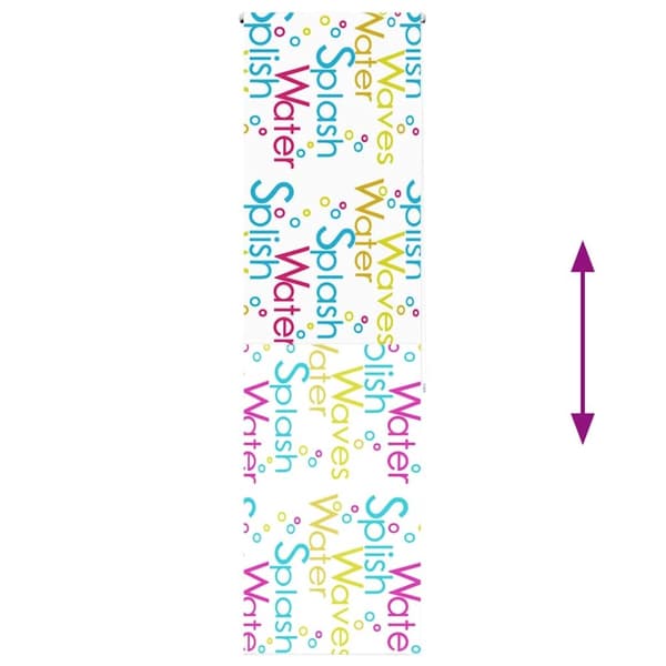 vidaXL Bruserullegardin 70x240 cm Stofbredde 66 cm