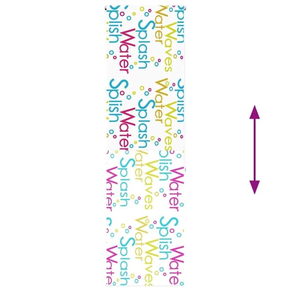 vidaXL Bruserullegardin 80x240 cm Stofbredde 76 cm