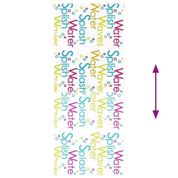 vidaXL Bruserullegardin 100x240 cm Stofbredde 96 cm