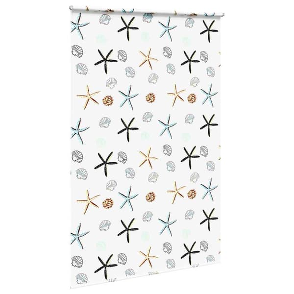 vidaXL Rullgardin för dusch 160x240 cm tyg bredd 156 cm