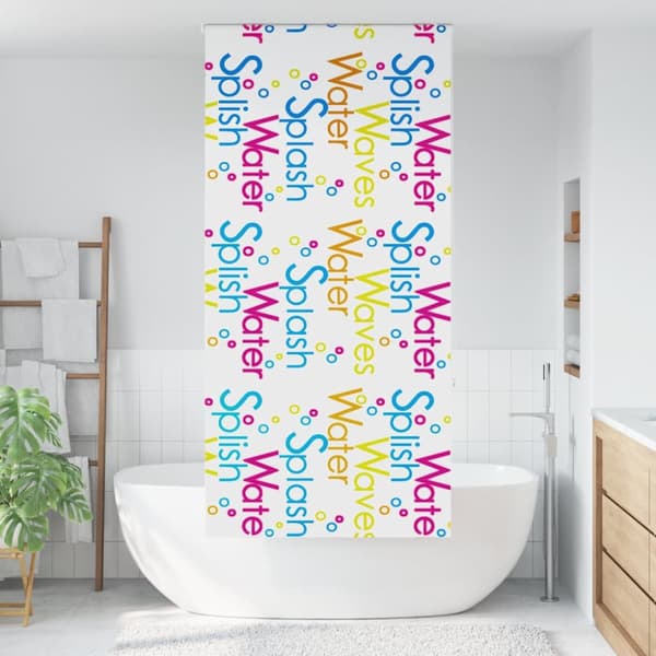 vidaXL Dusjrullgardin 90x240 cm Stoff Bredde 86 cm