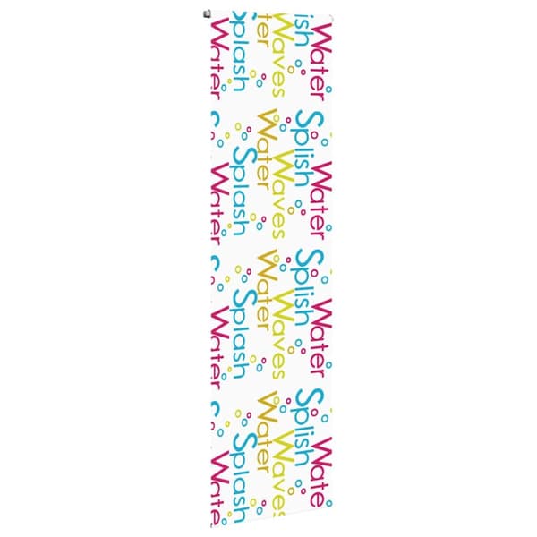 vidaXL Rullgardin för dusch 70x240 cm tyg bredd 66 cm