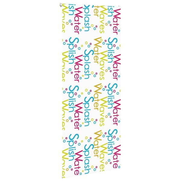 vidaXL Rullgardin för dusch 100x240 cm tyg bredd 96 cm