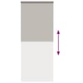 Miniatyrbillede 5 af 11: vidaXL Bruserullegardin med kassette 110x240 cm Stofbredde 106 cm