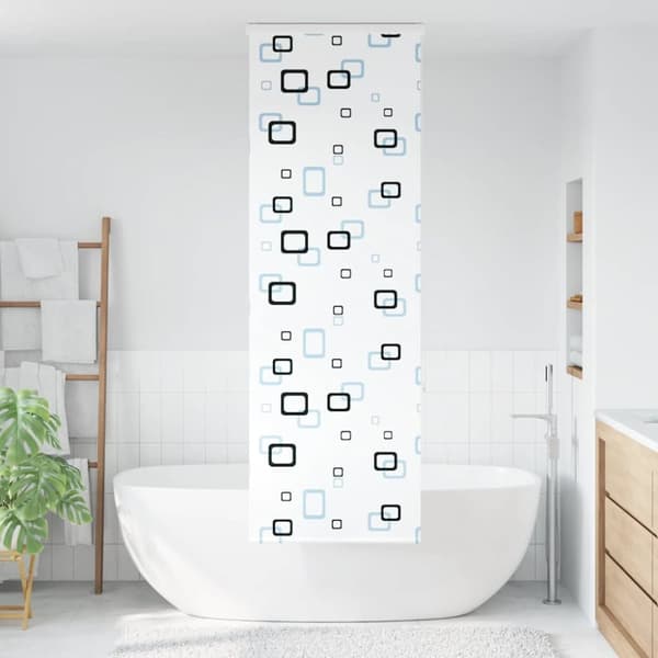 vidaXL Dusjrullgardin med kassett 80x240 cm Stoffbredde 76 cm