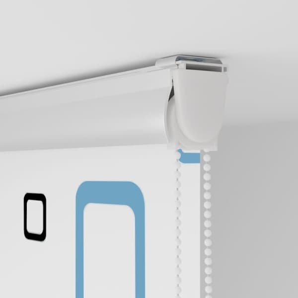 vidaXL Bruserullegardin med kassette 100x240 cm Stofbredde 96 cm