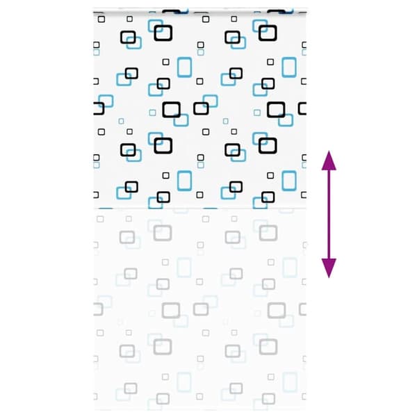 vidaXL Bruserullegardin med kassette 130x240 cm Stofbredde 126 cm