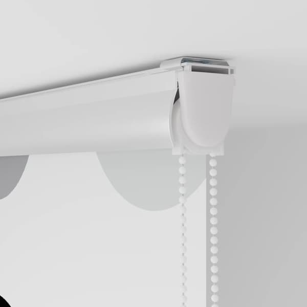 vidaXL Duschrullgardin med kassett 110x240 cm tyg bredd 106 cm