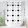 Miniatyrbilde 2 av 11: vidaXL Dusjrullgardin med kassett 130x240 cm Stoffbredde 126 cm